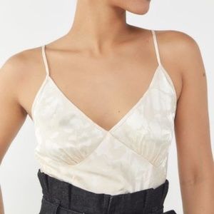 UO ~ Aniston Satin V-neck Cami
